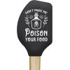 Funny Offensive Spatulas Hilarious Novelty Cooking and Baking Utensils Funny Silicone Scraper Spatula Sarcastic Cool Food Novelty Spatulas for Baking Few Have(Poison Your Food)