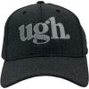 Crazy Dog T-Shirts Ugh Hat Funny Sarcastic Cap for Men and Women(Black – Ugh)