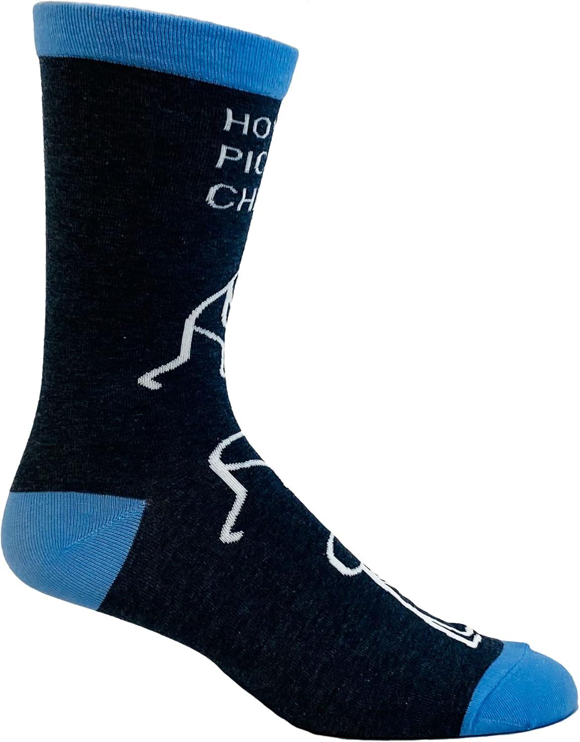 imageCrazy Dog TShirts Mens How to Pick Up Chicks Socks Funny Easter Gift Footwear