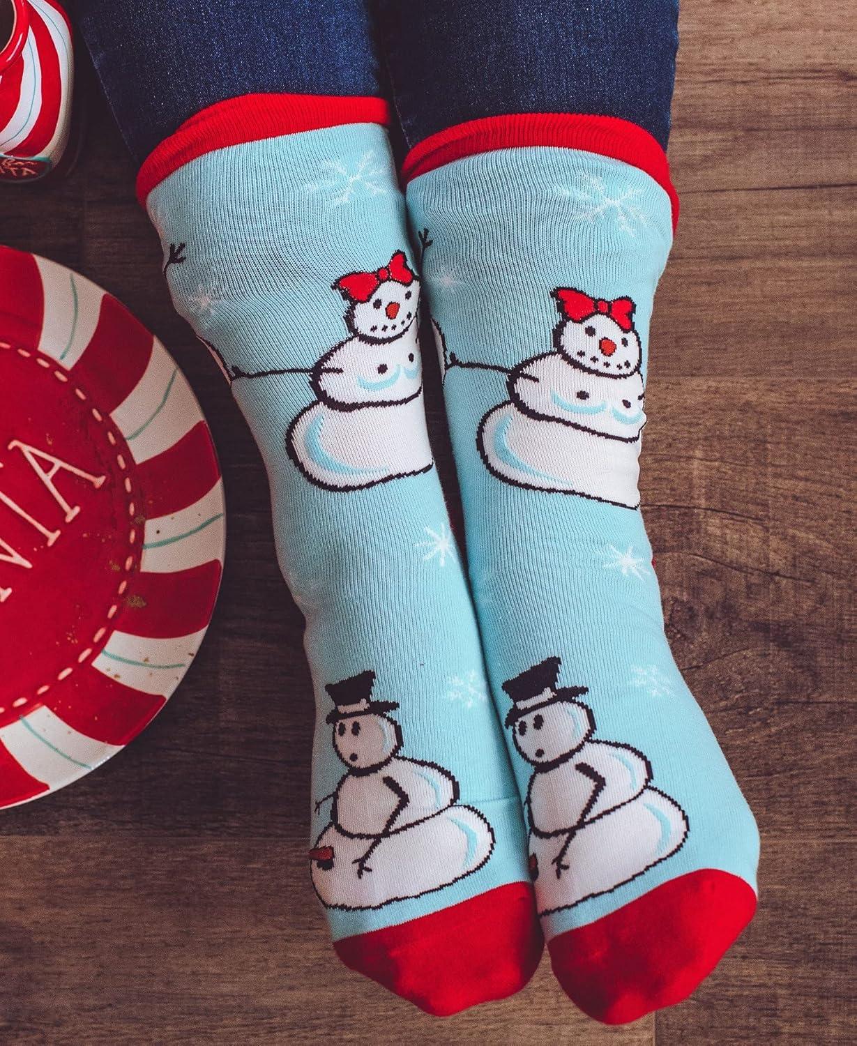 imageMens Whoa Bill Have You Been Working Out and Funny Snowman Sock Funny Christmas Combo L