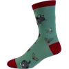 Crazy Dog T-Shirts Funny Christmas Socks for Men Holiday Crews with Sarcastic Designs for Xmas(Cat Butt)