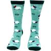 Crazy Dog T-Shirts Funny Christmas Socks for Men Holiday Crews with Sarcastic Designs for Xmas(Fleece Navidad)