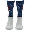 Crazy Dog T-Shirts Funny Christmas Socks for Men Holiday Crews with Sarcastic Designs for Xmas(Santa Jaws)