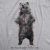 Funny Christmas Shirts for Adults – Sarcastic Holiday Party Tees for Men(Light Heather Grey – Bearable)