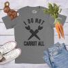 Mens I Do Not Carrot All T Shirt Funny Sarcastic Easter Adult Humor Care Tee(Light Heather Grey)