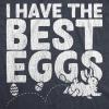 Womens Easter Shirts Funny Easter Candy Tees Chocolate and Candy Shirts for Women(Heather Navy – Best Eggs)
