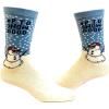 Crazy Dog T-Shirts Funny Christmas Socks for Men Holiday Crews with Sarcastic Designs for Xmas(Snow Good)
