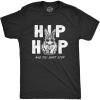 Mens Hip Hop and You Dont Stop T Shirt Funny Sarcatic Easter Bunny Novelty Tee for Guys(Heather Black – Hip Hop)