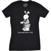 Womens Easter Shirts Funny Easter Candy Tees Chocolate and Candy Shirts for Women(Heather Black – Bunny Coffee)