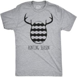 Mens Easter Egg Hunting Season Hunt Funny Deer Bunny Gift for Adult T Shirt