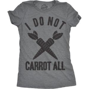 Womens Easter Shirts Funny Easter Candy Tees Chocolate and Candy Shirts for Women(Light Heather Grey – Do Not Carrot)