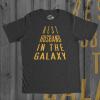 Mens Best Husband in The Galaxy Funny Nerdy Love Valentines Day T Shirt
