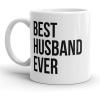 Crazy Dog T-Shirts Best Husband Mug – Funny Coffee Cup for Husband – Valentines Day Coffee Lover Present