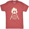 Mens The Perfect Match T Shirt Funny Valentines Day T Shirts for Men(Heather Red – Match)