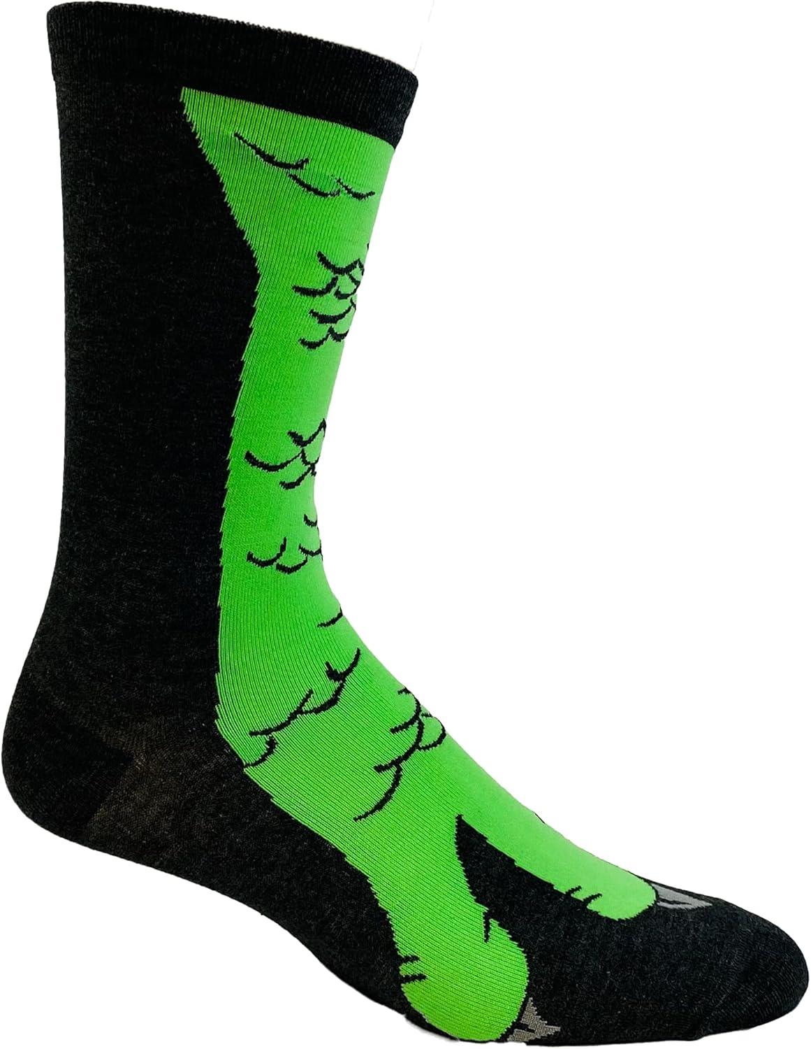 imageCrazy Dog TShirts Mens Dinosaur Foot Socks Funny Jurassic TRex Dino Lover Novelty Footwear