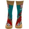 Crazy Dog T-Shirts Funny Socks for Men with Hilarious Puns – Footware for Guys with Sarcastic Dad Jokes(Cam L Tow)