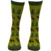 Crazy Dog T-Shirts Funny Socks for Men with Hilarious Puns – Footware for Guys with Sarcastic Dad Jokes(Meese)
