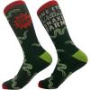 Crazy Dog T-Shirts Funny Socks for Men with Hilarious Puns – Footware for Guys with Sarcastic Dad Jokes(One Eyed Willies Snake Farm)