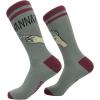 Crazy Dog T-Shirts Funny Socks for Men with Hilarious Puns – Footware for Guys with Sarcastic Dad Jokes(Wanna Screw)