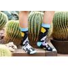 Crazy Dog T-Shirts Give Me Some Space Sock Funny Astronaut Footwear (Black) – Mens (7-12)