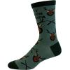 Crazy Dog T-Shirts Men’s Dad Socks Funny Fathers Day Graphic Novelty Footwear(Buckin Grandpa – Green)