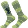 Crazy Dog T-Shirts Men’s Dad Socks Funny Fathers Day Graphic Novelty Footwear(Choices Golf Clubs)