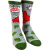 Crazy Dog T-Shirts Men’s Dad Socks Funny Fathers Day Graphic Novelty Footwear(Dadasaurus – Grey)
