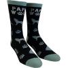 Crazy Dog T-Shirts Men’s Dad Socks Funny Fathers Day Graphic Novelty Footwear(Papa Wolf)