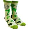 Crazy Dog T-Shirts Men’s Dad Socks Funny Fathers Day Graphic Novelty Footwear(Papasaurus)