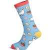 Crazy Dog T-Shirts Men’s Llamen Socks Funny Llama Ramen Noodles Takeout Novelty Graphic Footwear