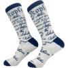 Crazy Dog T-Shirts Men’s US Constitution Socks Funny We The People Patriotic USA Footwear(Multi – Constitution)