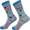 Crazy Dog T-Shirts Women’s Hockey Mom Socks Funny Cute Ice Rink Momma Footwear