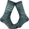 Crazy Dog T-Shirts Funny Mechanic Crew Socks for Men – I’ll Be in the Garage Graphic Print – Novelty Gift for Car Guys with Tools & Wrench Design