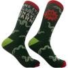 Crazy Dog T-Shirts Funny Socks for Men with Hilarious Puns – Footware for Guys with Sarcastic Dad Jokes(One Eyed Willies Snake Farm)
