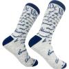 Crazy Dog T-Shirts Men’s US Constitution Socks Funny We The People Patriotic USA Footwear(Multi – Constitution)