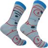 Crazy Dog T-Shirts Women’s Hockey Mom Socks Funny Cute Ice Rink Momma Footwear