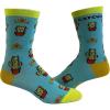 Youth Cat and Dog Socks Funny Cute Pet Animal Graphic Novelty Footwear For Kids(Catcus)