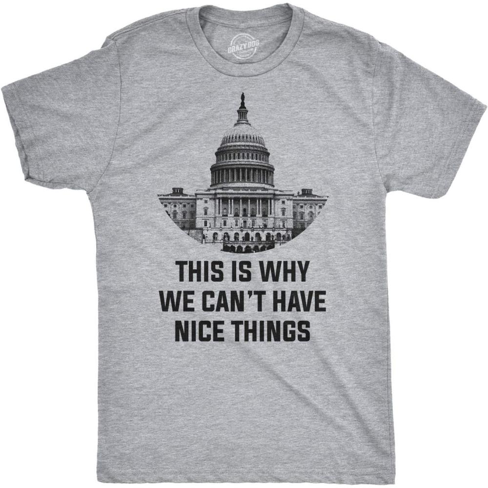 imageThis is Why We Cant Have Nice Things T Shirt Funny Anti Capitol Political TeeLight Heather Grey