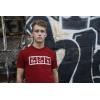 Mens The Chemistry of Bacon T Shirt Funny Nerdy Graphic Periodic Table Science(Red)