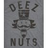 Crazy Dog Mens Deez Nuts Funny Christmas T Shirt Nutcracker Humor Christmas Pun Shirt(Dark Heather Grey)