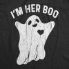 Mens I’m Her Boo T Shirt Funny Halloween Ghost Dating Relationship Tee(Heather Black)