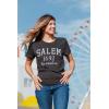 Womens Salem Mass 1692 T Shirt Funny Halloween Witch Broom Joke Tee for Ladies(Heather Black – Salem)