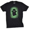 Glowing Ghost Glow in The Dark Shirt Scary Halloween T Shirt Cool Costume Tee(Black)