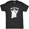 Mens I’m Her Boo T Shirt Funny Halloween Ghost Dating Relationship Tee(Heather Black)