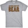 Ask Me About My Angry Bear T Shirt Funny Bear Flip Shirt Bears Flipover Tee