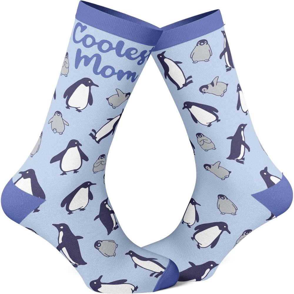 imageCrazy Dog TShirts Womens Coolest Mom Penguins Cute Mothers Day Chilly Animal Graphic Novelty Footwear