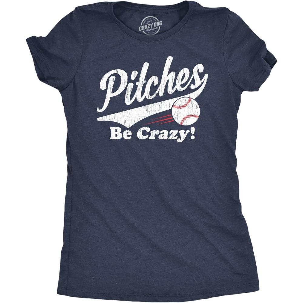 imageCrazy Dog TShirts Womens TShirtHeather Navy