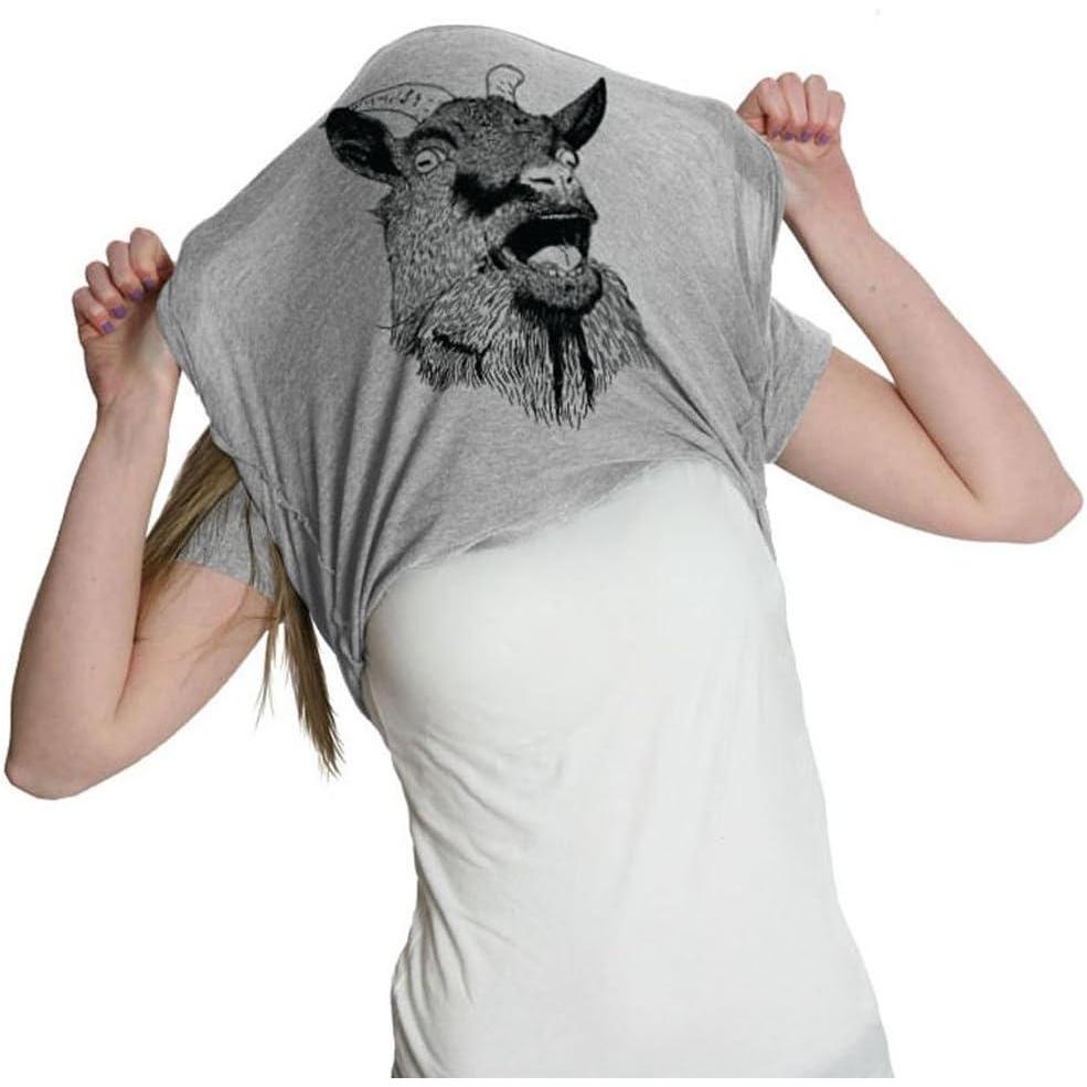 imageWomens Save The Sea Pandas Funny Whale Orca Dolphin Ocean Life T ShirtLight Heather Grey Ask About Goat