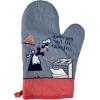 Baking Some Shut The Fucupcakes Oven Mitt Funny Shut Up Cupcakes Chef Kitchen Glove Funny Graphic Kitchenwear Cool Sarcastic Novelty Cookware Blue Oven Mitt(Oven Mitt)
