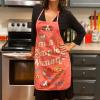Crazy Dog T-Shirts I’m A Simple Woman Apron Funny Coffee Dogs Pizza Graphic Novelty Kitchen Smock